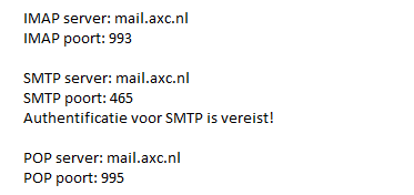 mail imap